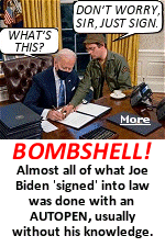The Biden presidency might have been the greatest con job ever perpetrated on the American people. A shocking investigation by the Heritage Foundation's Oversight Project has revealed that virtually every document bearing Joe Biden's signature during his presidency was signed by an autopen, except for one, his dropping out of the re-election race. 